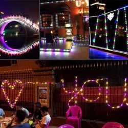 10 м или 20 м. LED лента, Коледна украса, Декорация за градината
