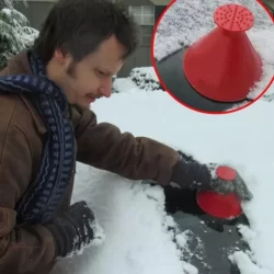 2в1 Стъргалка за лед и фуния