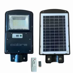 3 броя LED Соларна Улична Лампа 300W | Соларна Улична Лампа Cobra 300W