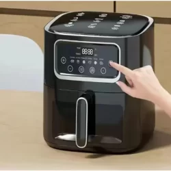 Air Fryer, уред за готвене с горещ въздух със смарт сензорен екран, 10л