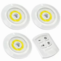 Безжични Led лампи с дистанционно 3W