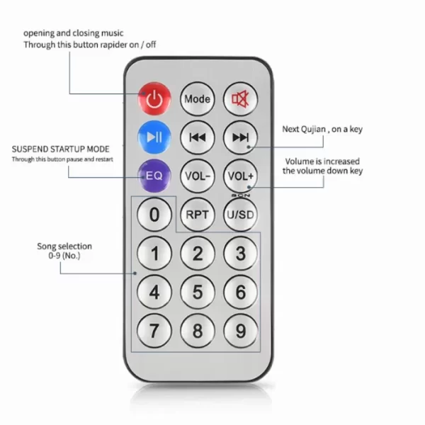 Диско LED лампа с тонколона и Bluetooth