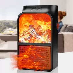 Електрическа камина 900W с дистанционно и терморегулатор