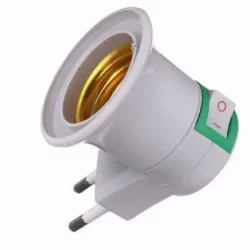 Фасунга за контакт с копче за контакт 220V | 220V E27 Фасунга за контакт