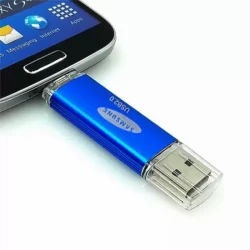 Флаш памет с 2 порта за комютър и телефон SAMSUNG 8 GB