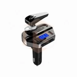 FM трансмитер V6, с handsfree слушалка, Bluetooth, USB