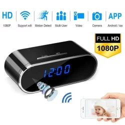 FULL HD WIFI КАМЕРА ЧАСОВНИК С НОЩНО ВИЖДАНЕ