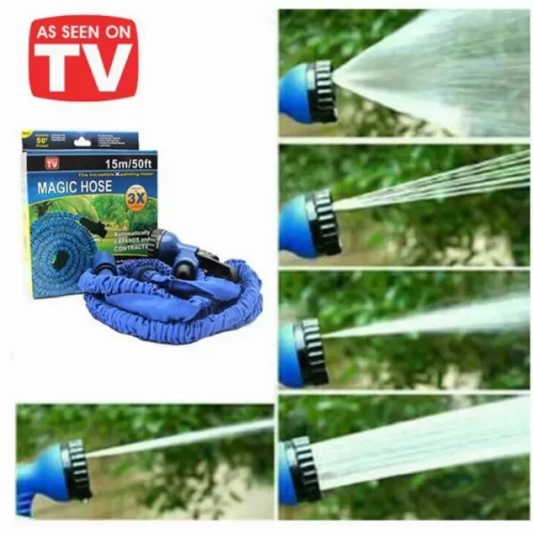 Разтегателен градински маркуч Magic Hose | Гъвкав маркуч за поливане 22,5м