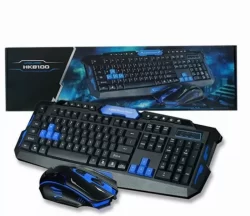 Геймърска безжична клавиатура и мишка HK8100