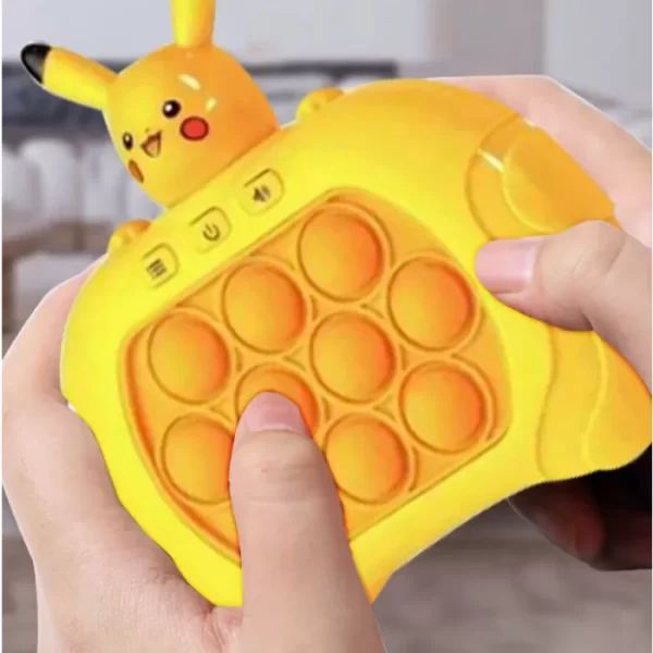 Играчка pop it, Електрическа, Със светлини и звук -Pikachu