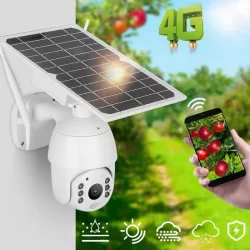 Камера за Видеонаблюдение с Вграден Соларен Панел, Full HD, Wifi