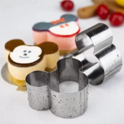 Комплект Рингове от 4 Формички за Сладки, Бисквити и Курабийки