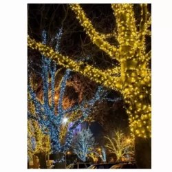 LED гирлянд с декоративни лампички, празнични светлини, макара 50 метра