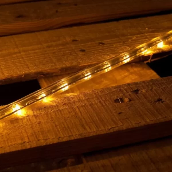 LED маркуч, 20м, Външен монтаж, 8 светлинни режима, Адаптор 220V
