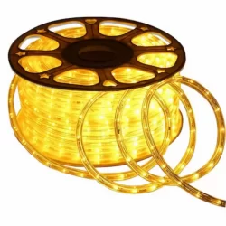LED маркуч, 30м, Външен монтаж, 8 светлинни режима, Адаптор 220V