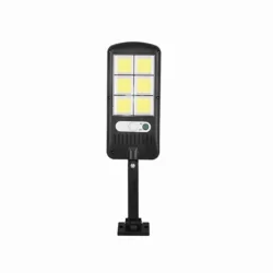 LED Соларна Улична Лампа BL-T06-6COB, 90W | Евтин Соларен Прожектор със Сензор за Движение