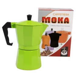 Метална кубинска кафеварка, 6 кафета