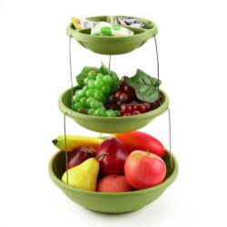 СГЪВАЕМИ КУПИ TWIST FOLD. Сгъваеми купи. Сгъваеми парти купи. Поднос на 3 нива с купи InnovaGoods Twist & Fold