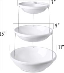 СГЪВАЕМИ КУПИ TWIST FOLD. Сгъваеми купи. Сгъваеми парти купи. Поднос на 3 нива с купи InnovaGoods Twist & Fold