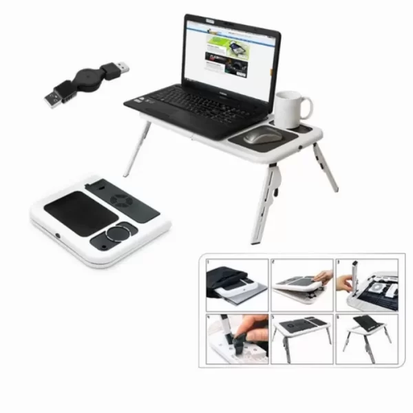 Портативна маса за лаптоп с охладител – E-table