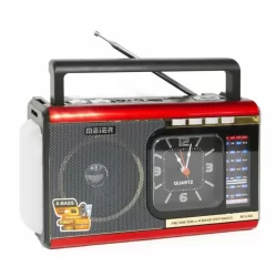 Радио Meier M40BT , MP3 плейър, FM ,AM, SW3, USB, SD карта и Фенер