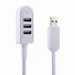 Разклонител 2.4А USB зарядно с 3 входа