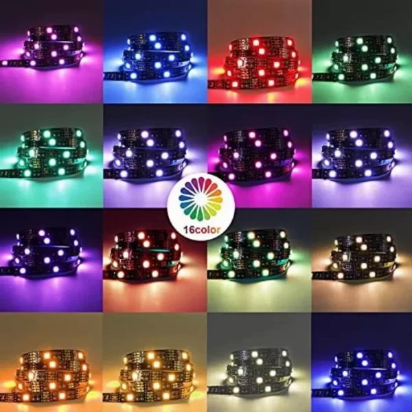 Самозалепваща RGB LED Лента, 5 метра