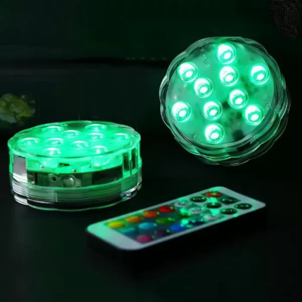 RGB потопяеми LED светлини | Водоустойчива цветна лампа за чай