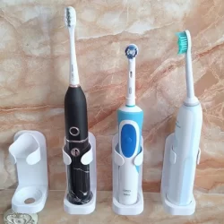 Самозалепваща поставка за електрическа четка | Стойка за електрическа четка за зъби за стена