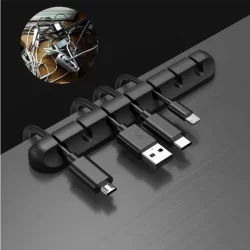 Силиконов органайзер за USB кабели