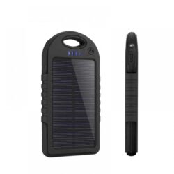 Соларна външна батерия 3в1 - 6300mAh с фенер