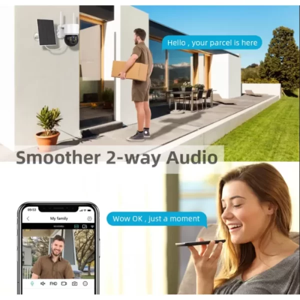 Соларна WiFi Камера, 5 Megapixel