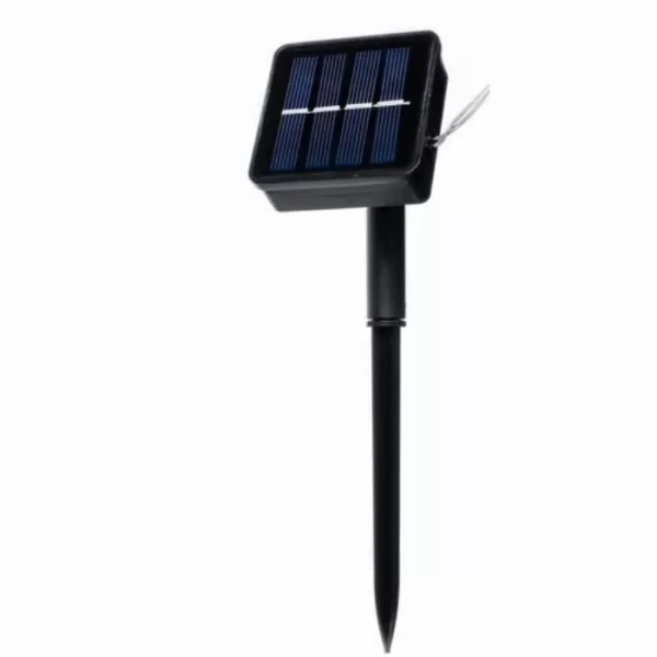Соларни коледни лампички – 100LED, Бели, 12 метра