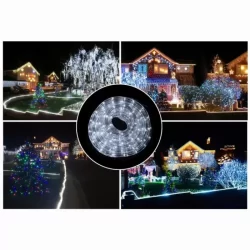 Светещ LED Маркуч 30м | Коледен маркуч за външен монтаж