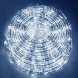 Светещ LED Маркуч 30м | Коледен маркуч за външен монтаж