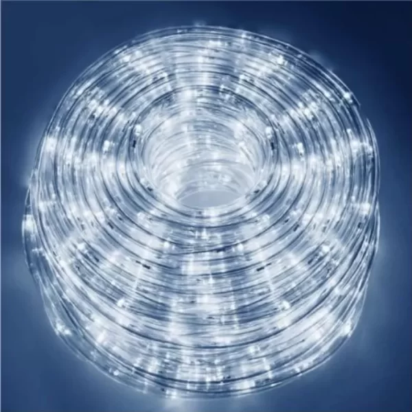 Светещ LED Маркуч 30м | Коледен маркуч за външен монтаж