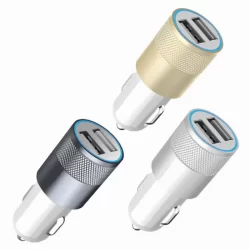 USB адаптер за автомобилна запалка 3.1A, 2 USB порта