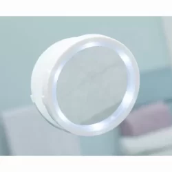 Увеличително въртящо огледало за гримиране с LED осветление