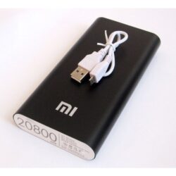 Външна батерия Xiaomi 20800 mAh, с USB изход за мобилни телефони и таблети, Черен