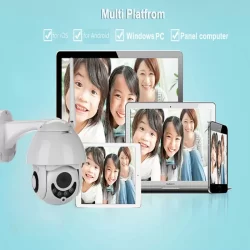 Външна PTZ WiFi FULL HD Камера 360° Водоустойчива 5MP 1080P