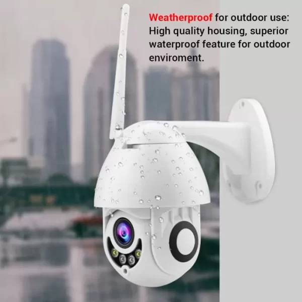 Външна PTZ WiFi FULL HD Камера 360° Водоустойчива 5MP 1080P