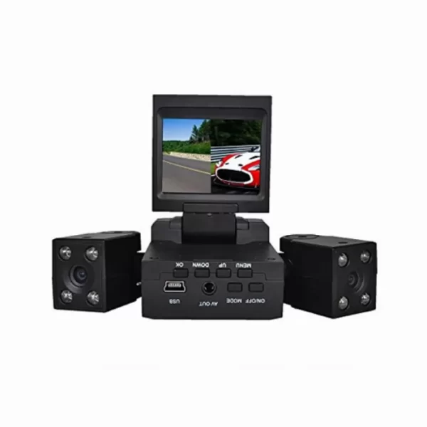 Видеорегистратор за кола с 2 камери/Two Camera Car/DVR/CCTV With IR