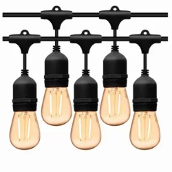 Водоустойчив Градински Лед Гирлянд с дължина от 5 метра и 10 LED Крушки