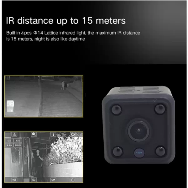 Wi-Fi скрита камера 1080P с нощно виждане