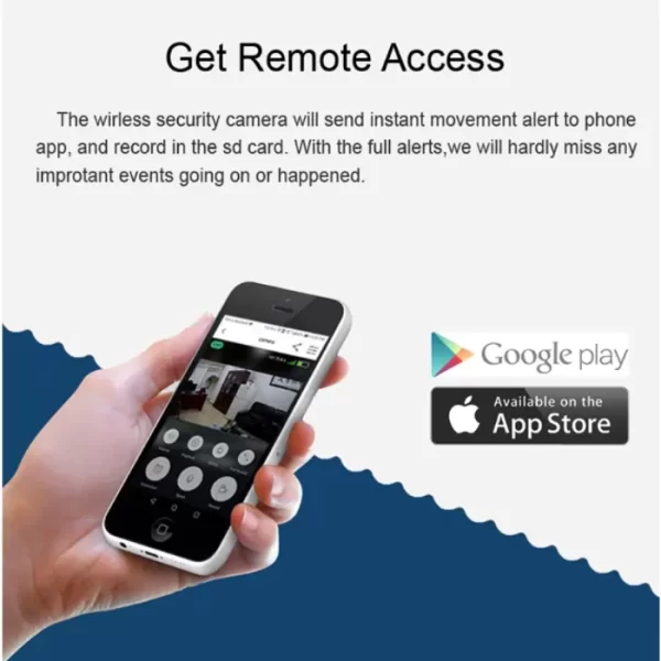Wi-Fi скрита камера 1080P с нощно виждане