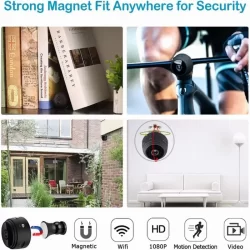 WiFi безжична мини камера 1080P с магнитна основа и P2P функция