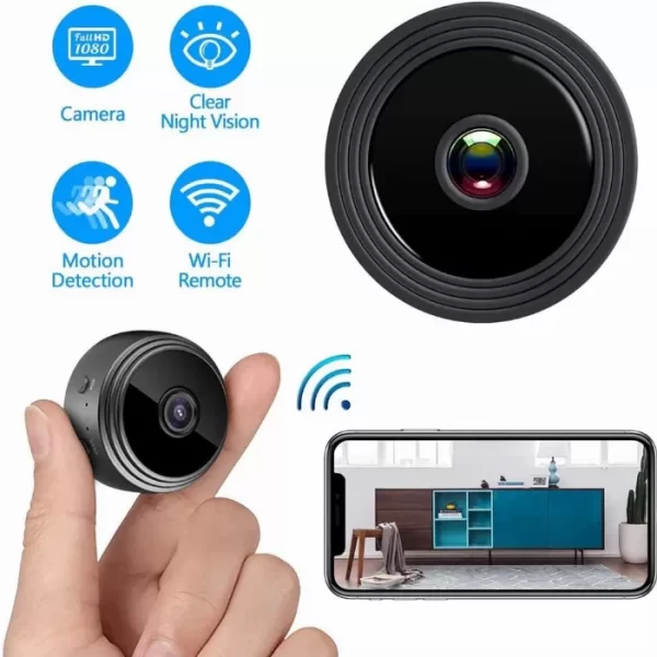 WiFi безжична мини камера 1080P с магнитна основа и P2P функция