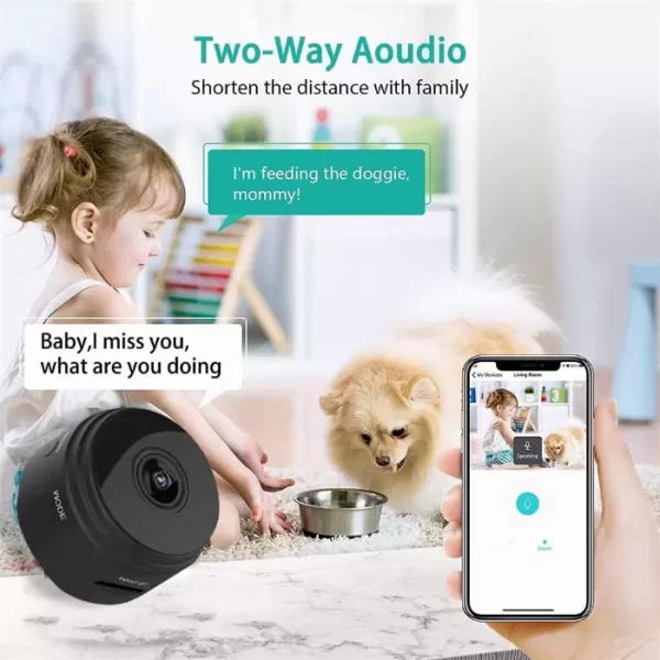 WiFi безжична мини камера 1080P с магнитна основа и P2P функция
