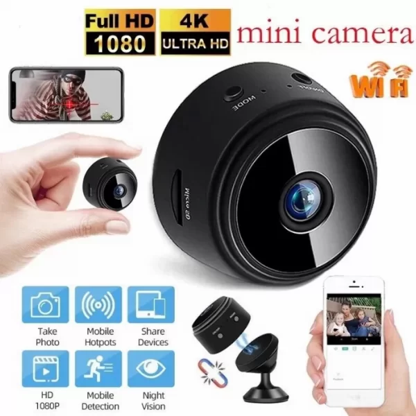 WiFi безжична мини камера 1080P с магнитна основа и P2P функция