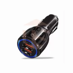 Зарядно за кола за бързо зареждане QC3.0 с два usb порта